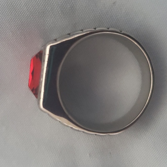 1847- Red Handmade Men's Ring Size 11.5 NWT - Picture 5 of 8